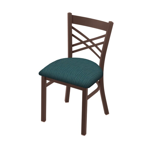 620 Catalina 18" Chair with Bronze Finish and Graph Tidal Seat